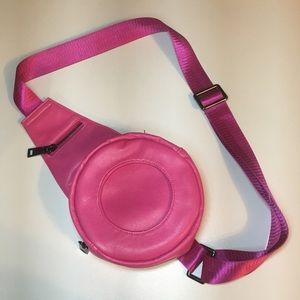 Cross body leather bag unisex